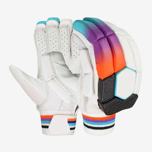 Guantes de bateo de cricket de diseño único de venta directa de fábrica para Unisex 2025 recién llegado guantes de bateo de cricket de cuero PU - Product Image 1