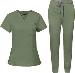 Ensembles d'uniformes de gommage médical avec logo personnalisé vente en gros vêtements de costume de gommage d'hôpital vêtements de gommage d'allaitement - Product Image 1