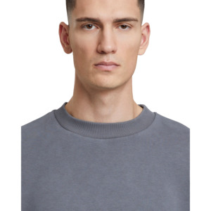 Sweat-shirt unisexe à col rond de haute qualité, en molleton écologique, lavé à l'acide, disponible dans toutes les couleurs, personnalisation du design et du logo - Product Image 4