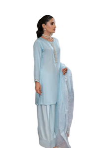 Élégantes filles Premium Shalwar Kameez | Vêtements de fête pakistanais traditionnels | Robe longue de haute qualité au design moderne ethnique pour - Product Image 3
