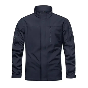 Chaqueta Softshell reversible ligera hecha en fábrica para hombre 100% poliéster polar de trabajo de invierno con características ligeras - Product Image 2