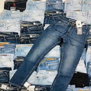 กางเกงยีนส์ซักได้สำหรับผู้ชายผู้หญิงกางเกงยีนส์ทรงตรงแบบเรียงซ้อนกันออกแบบได้ตามต้องการ - Product Image 6