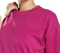Camiseta de gran tamaño con cordón de Color sólido para mujer, absorción de humedad, sudor, Fitness, correr, características deportivas, diseño OEM, Pakistán