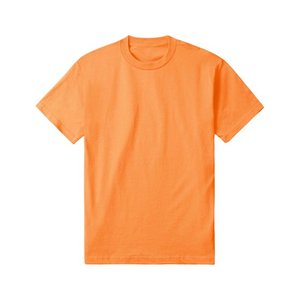 เสื้อยืดคอกลมสีพื้นสีพื้นสำหรับผู้ชายเสื้อยืดผ้าฝ้ายธรรมดาสีพื้นเสื้อยืดไซส์ใหญ่และใหญ่ - Product Image 6