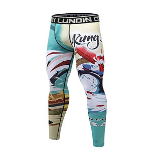 Mallas para correr de alto rendimiento para mujer, mallas estampadas a la moda para mujer, mallas de tela recicladas ecológicas - Product Image 6