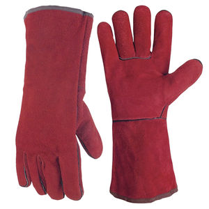 Cowhide Leather <b>Welding</b> <b>Gloves</b> Gardening <b>Welding</b> Heat Resistant Work <b>Gloves</b> Best Quality OEM Design - Product Image 1