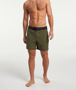 Shorts de bain pour hommes, écologiques, service OEM, décontractés, unis, séchage rapide, 160 g/m², 100 % nylon, vêtements de plage pour l'été - Product Image 6
