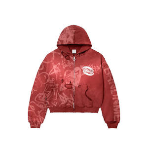 Sweat à capuche surdimensionné unisexe avec logo personnalisé Offre Spéciale dernière conception 100% coton brodé pour hommes approvisionnement ODM pour le printemps - Product Image 1