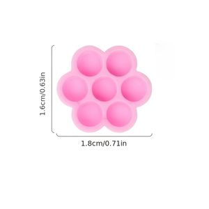 Anneaux de colle pour cils en gros, coupelles à colle, anneaux de colle en forme de fleur, supports de pigments pour les doigts, outils pour les cils, extensions de cils - Product Image 4