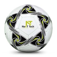 Ballon de football d'entraînement Next Tech Industries en matériau PU pour l'entraînement avec design personnalisé et logo personnalisé
