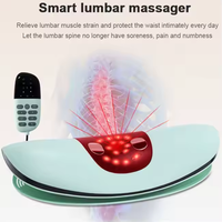 LJ Factory Smart Health Care Massage gerät Intelligente elektrische Schnuller-Taillen platte Hot Com press Vibration Aufblasbares Lenden massage gerät