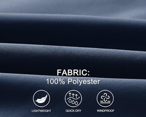 100% 涤纶夏季轻便跑步夹克，带拉链立领防晒透气服装 - Product Image 4
