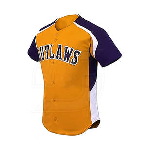 ร้อนขายการออกแบบที่ดีที่สุดน้ำหนักเบาชุดเบสบอลที่กำหนดเองพิมพ์โลโก้กีฬาสวมใส่2023โพลีเอสเตอร์วัสดุเบสบอล - Product Image 5