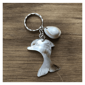 Seashell Keychain premium seashell material suitable for keyring <b>gifts</b> and bag charm decoration from Vietnam - Product Image 5