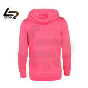 OEM personnalisé vente en gros 2025 femmes à manches longues polaire sweats à capuche couleur unie Streetwear décontracté à capuche 3D broderie hiver automne - Product Image 2