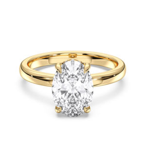 ชุดง่ามเพชรรูปไข่และเพชรทรงรี VVS-VS เพชร2.15กะรัตสำหรับผู้หญิง10K,14K,18K ทองสำหรับเธอ - Product Image 1