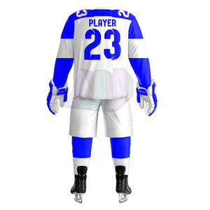 Uniformes de Hockey sobre Hielo de Alta Calidad, Servicio OEM, Personalizables, Tela de Poliéster Duradera para Máxima Protección - Product Image 3