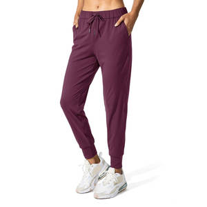 Pantalones deportivos de invierno para mujer, transpirables, ecológicos, de la mejor calidad, ropa de calle de algodón, estilo plano, Yoga frontal - Product Image 1