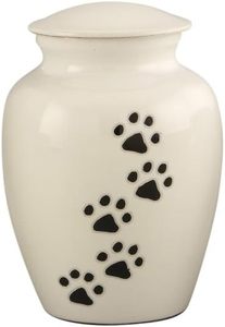 Handmade <b>Large</b> Adult Size Mosaic Aluminium Glass Cremation <b>Urn</b> Unique Funerals Supply With Individual Tiles Applied Burial - Product Image 4
