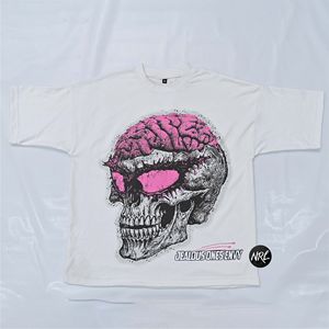 100% coton surdimensionné O-cou T-Shirt personnalisé conçu hommes Streetwear respirant sérigraphie tissu personnalisé - Product Image 3