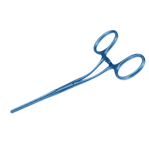 Castaneda-abrazadera recta, mandíbulas atraumáticas, titanio, 5,25 "(13cm) - Product Image 3