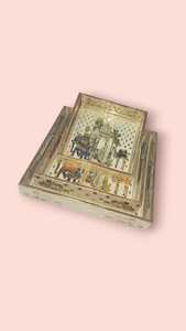 ชุดถาดเสิร์ฟไม้เกรดสูงพร้อมที่จับพิมพ์ลายใบไม้หรูหราทนทานสำหรับตกแต่งห้องครัวและรับประทานอาหารที่ทันสมัย - Product Image 2