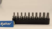 Embouts de tournevis Torx RALTER, 10 pièces, 25 mm, jeu Magic Rib, finition sablée, DIY, OEM, acier S2, Taïwan