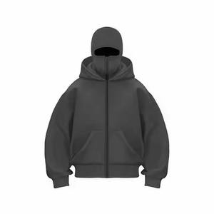 Sudadera con Capucha y Cremallera para Hombre, Diseño 2026, 450gsm, Estilo Urbano, Algodón Liso, Alta Calidad - Product Image 2