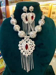 Parure de bijoux de mode de Dubaï plaquée or 24 carats, boucles d'oreilles, bracelets, peignes, broches en alliage de cuivre, cadeau unisexe vintage pour anniversaire - Product Image 2