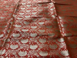 Tissu en soie brocart de luxe sur mesure, léger, couleur unie, anti-boulochage, pour vêtements féminins, élégance éclatante - Product Image 3