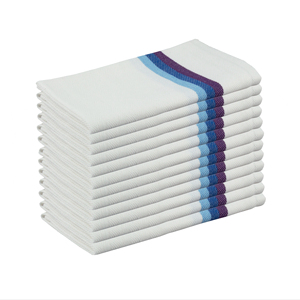 ผ้าขนหนูคอตตอนแฮร์ริ่งกระดูกทอ12ชุดคุณสมบัติแห้งเร็ว - Product Image 1