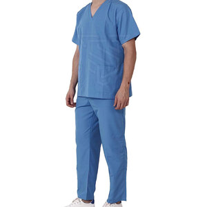 Ensemble de gommage d'hôpital combinaison de gommage d'allaitement anti-rides gommage médical lavable avec matériau en Spandex - Product Image 2