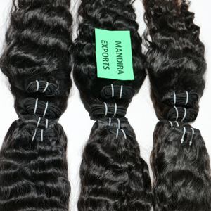 100% non transformés vierge brut indien vison cheveux ondulés cuticule aligné naturel Vendor8-32 pouces disponible faisceau de cheveux humains - Product Image 6