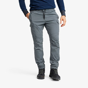 Pantalones cargo de algodón para hombre personalizados con diseño de múltiples bolsillos para exteriores, pantalones de trabajo informales lavados y cremallera - Product Image 3