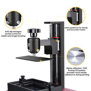 Imprimante 3D à résine ELEGOO Mars Pro, haute précision, technologie de moulage SLA pour la construction, le laboratoire, la bijouterie, l'usage domestique, l'impression d'étiquettes - Product Image 3