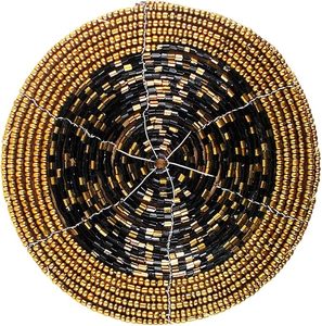 Best Theme Design Glass <b>Beads</b> Table <b>Coaster</b> Best for Parties and Other Functions Tableware Decorative Beast Design <b>Coaster</b> - Product Image 1