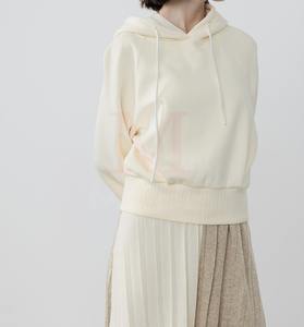 100% coton sweat à capuche style hiver motif solide teint uni avec capuche - Product Image 1