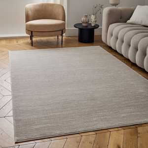 Carmel <b>Beige</b>-<b>Cream</b> Striped Home Textile <b>Rug</b> 6020 Collection - Product Image 4