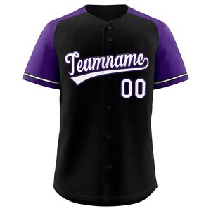 Nueva llegada auténtico Softball/béisbol Jersey equipo deportivo Logo sublimación apliques bordado de talla grande ropa deportiva impresa - Product Image 1