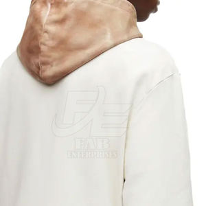 Vente en gros de pulls à capuche en molleton de coton pour hommes avec poche kangourou et cordon de serrage Sweats à capuche pour hommes pour l'hiver - Product Image 6