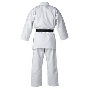Ensemble d'uniformes de karaté à manches longues le plus vendu Nouveau design Maillot et pantalon à col en V teints unis avec fonction extensible Vêtements d'arts martiaux - Product Image 2