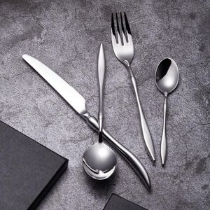 Metal Cutlery Set With Different designs perfect for contemporary lifestyle kitchens apartments restaurants dining <b>spaces</b> usage - Product Image 1
