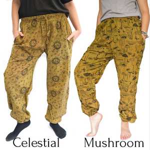 Women's Loose Fit Sublimation Jogger Pants Ankle Length Sweatpants Heat Transfer Print Drawstring Waist <b>Trousers</b> - Product Image 1