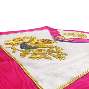 Alta calidad hecho a medida 2025 piel de cordero masónico Rose Croix 18 grados delantal marca nuevos masones Regalia delantales masónicos personalizados - Product Image 4