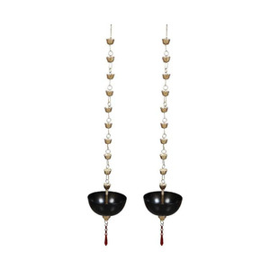 Cuenco Urli colgante Ideal para ceremonias festivas y religiosas Exquisito cuenco Urli Un símbolo de serenidad y prosperidad - Product Image 2