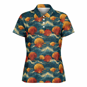 Venta al por mayor de camisetas de golf de secado rápido para Polo para adultos logotipo personalizado impreso tejido de punto de algodón de poliéster en blanco - Product Image 1