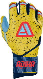 Gants de frappe de baseball en cuir professionnels sur mesure OEM, gants en cuir de qualité supérieure, gants de frappe de softball à doigts complets - Product Image 3