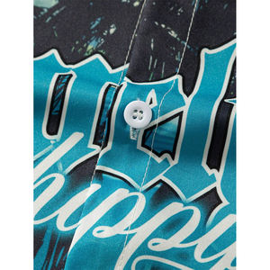 เสื้อเชิ้ตแขนสั้นและกางเกงขาสั้นสำหรับผู้ชายชุด2ชิ้นลำลองติดกระดุมสำหรับฤดูใบไม้ผลิฤดูร้อน - Product Image 6