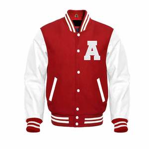 Vente en gros bombardier de baseball personnalisé manteau universitaire extérieur broderie streetwear vêtements vêtement letterman vestes d'hiver - Product Image 1