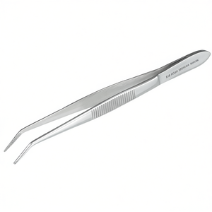 Pinzas fijas de acero inoxidable resistentes a la corrosión, con forma curva para uso en laboratorio, para manipulación de alimentos y productos químicos - Burkle GmbH - Product Image 3